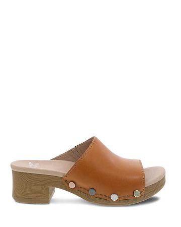 Sandales Dansko Giana Full Grain Femme Marron | FR 185BEX